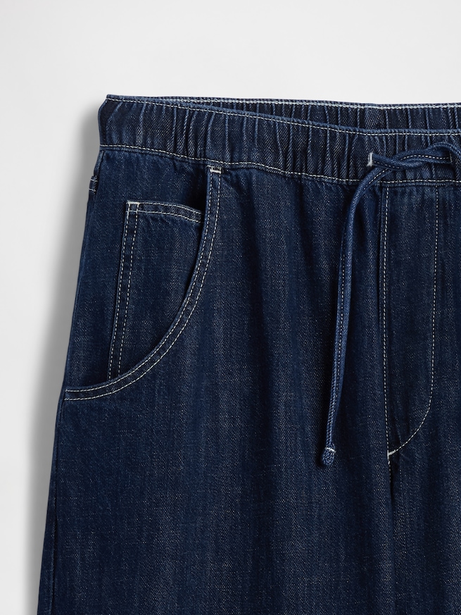 スーパーバギー イージーウエストデニム-4