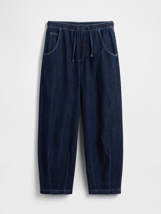 スーパーバギー イージーウエストデニム-5