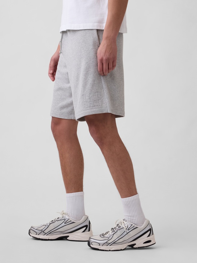 ヴィンテージソフト フレンチテリー リラックスフィット GAPロゴ スウェットショートパンツ-2
