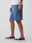 ヴィンテージソフト フレンチテリー リラックスフィット GAPロゴ スウェットショートパンツ-2