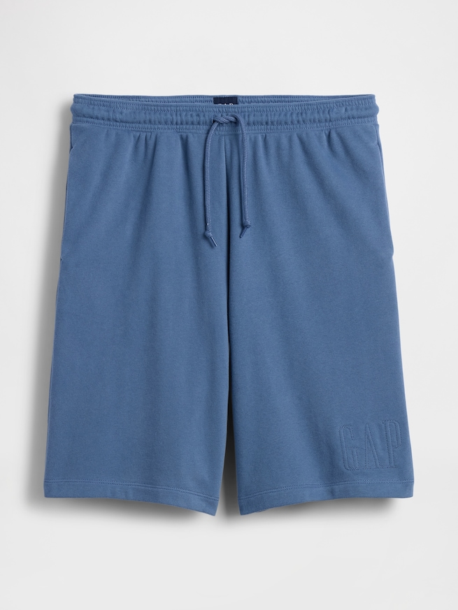 ヴィンテージソフト フレンチテリー リラックスフィット GAPロゴ スウェットショートパンツ-5