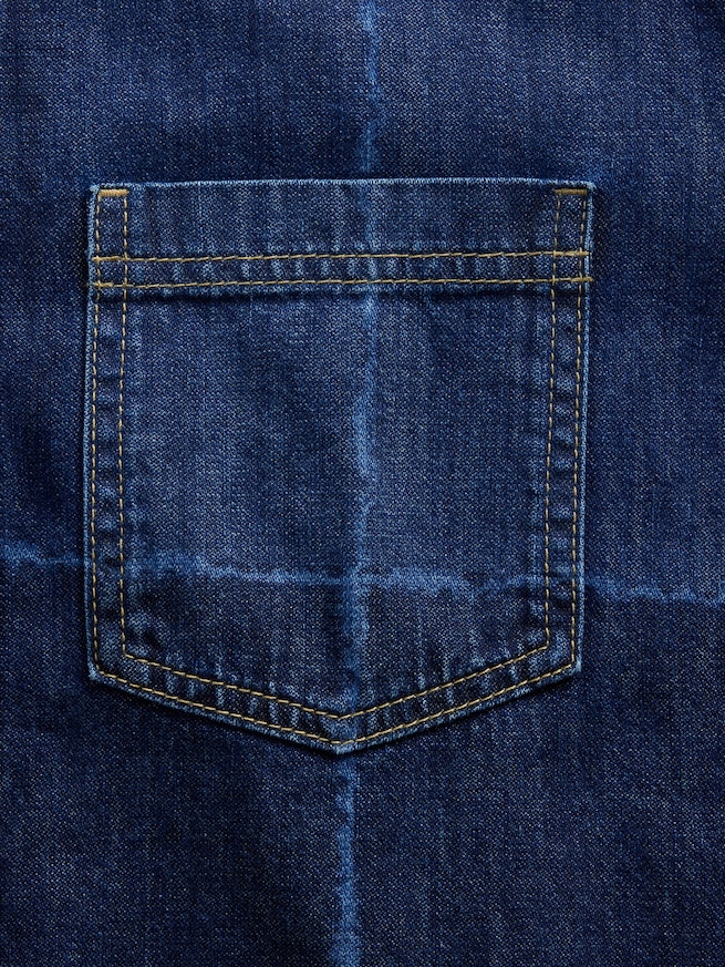 Gap &times; Sean Wotherspoon パッチワークデニムオーバーシャツ-3