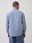 Gap &times; Sean Wotherspoon リラックスフィット レールロード デニムシャツ-2