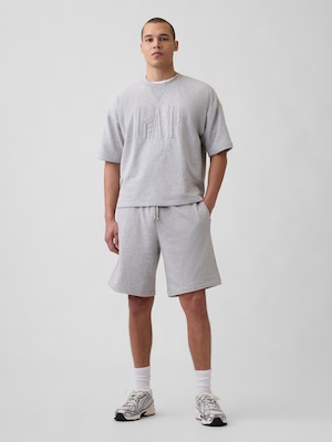 ヴィンテージソフト フレンチテリー リラックスフィット GAPロゴ スウェットショートパンツ