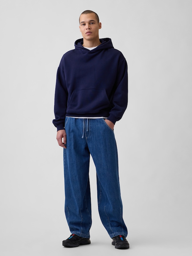 スーパーバギー イージーウエストデニム-0