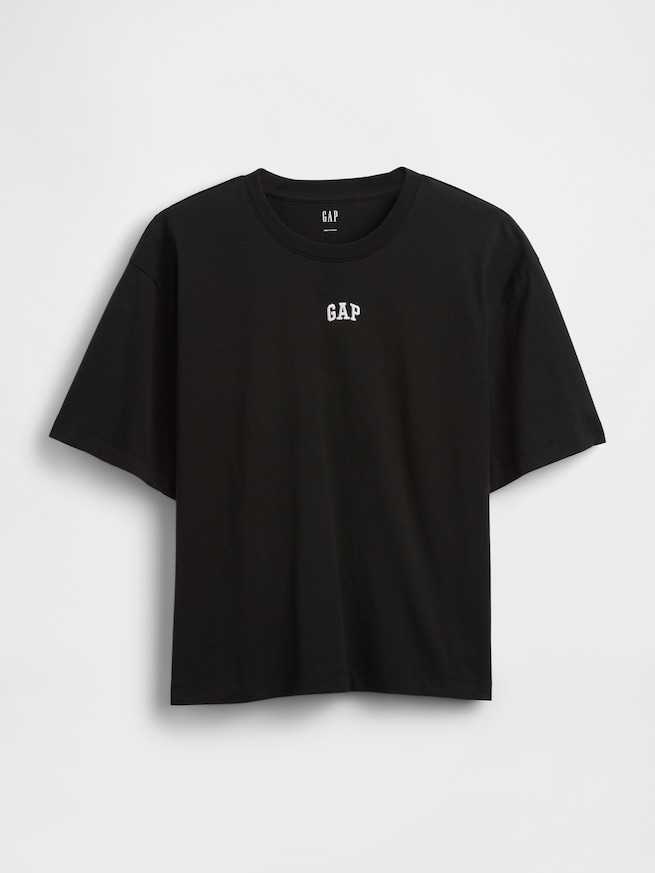 オーバーサイズ GAPロゴ チューニックTシャツ-4