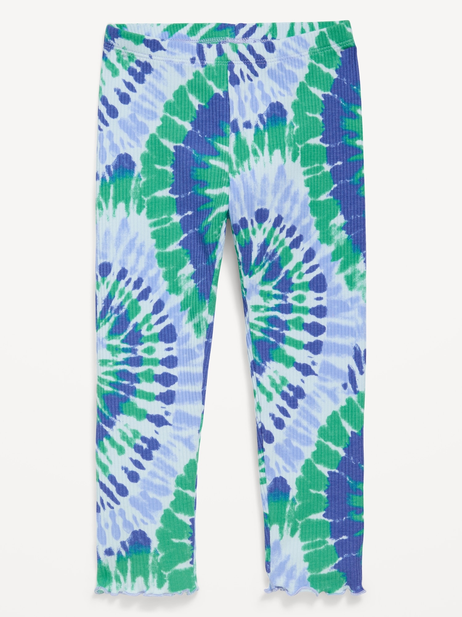 Rib-Knit Full-Length Leggings for Toddler Girls