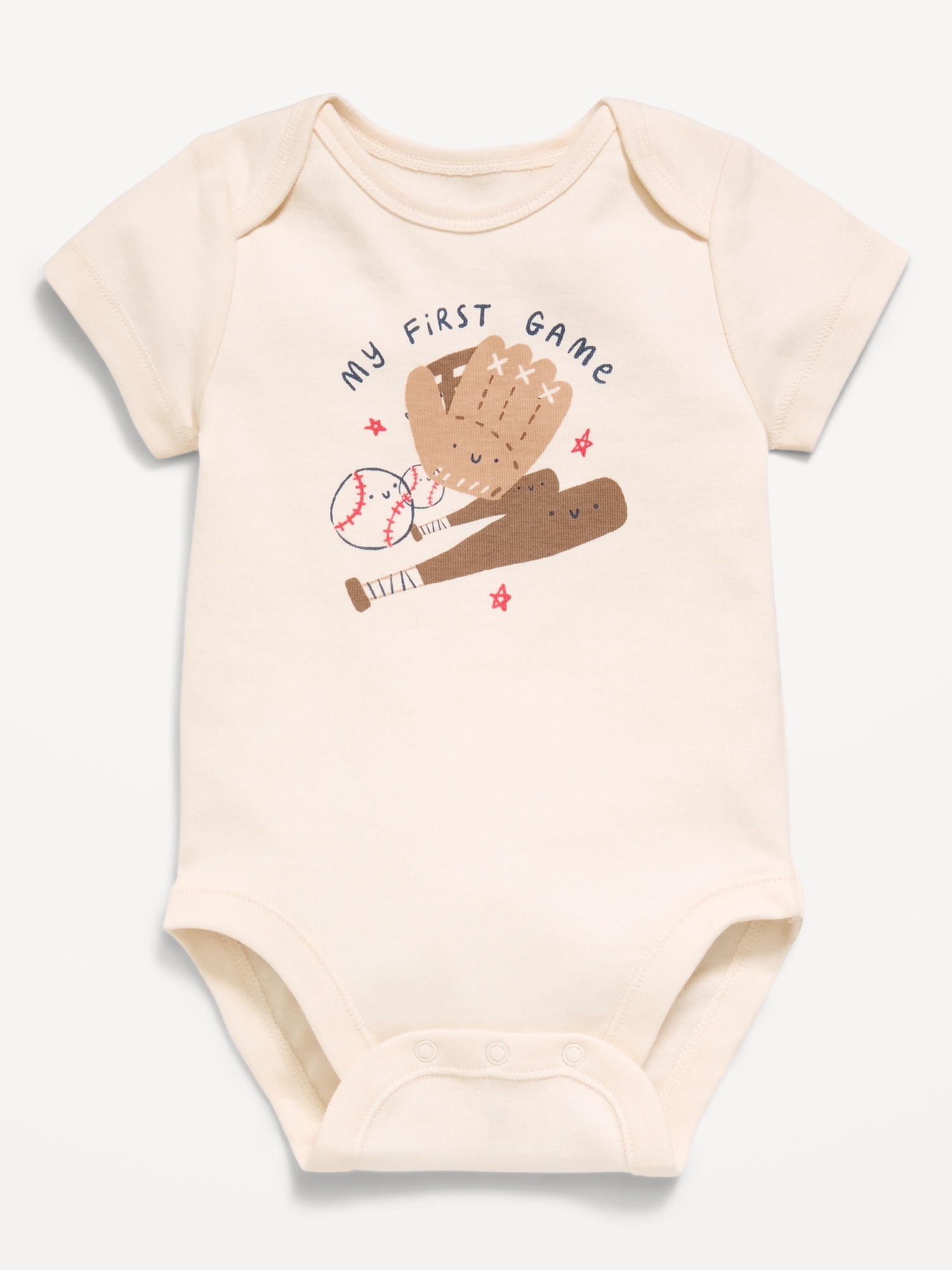 Short-Sleeve Graphic Bodysuit for Baby
