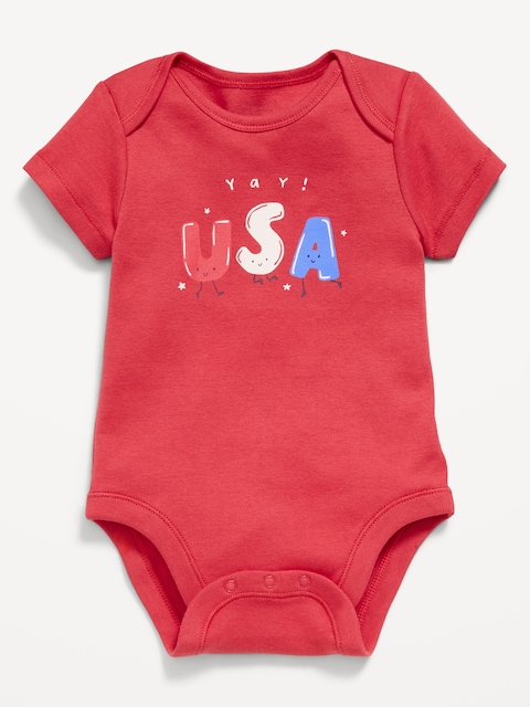 Short-Sleeve Graphic Bodysuit for Baby