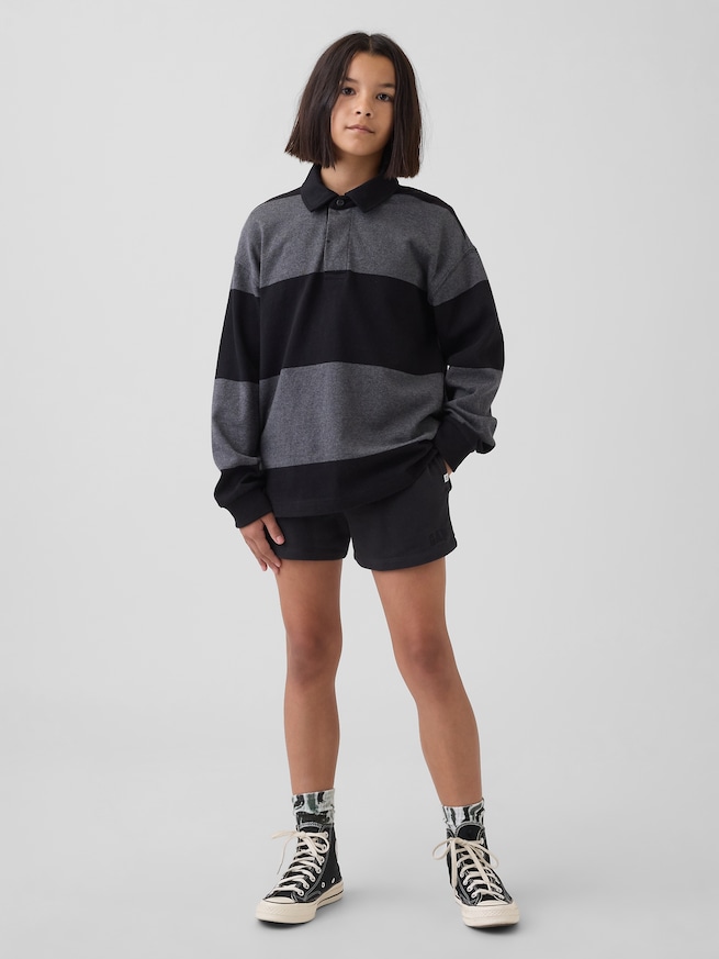 ヴィンテージソフト フレンチテリー リラックスフィット スウェットショートパンツ-4