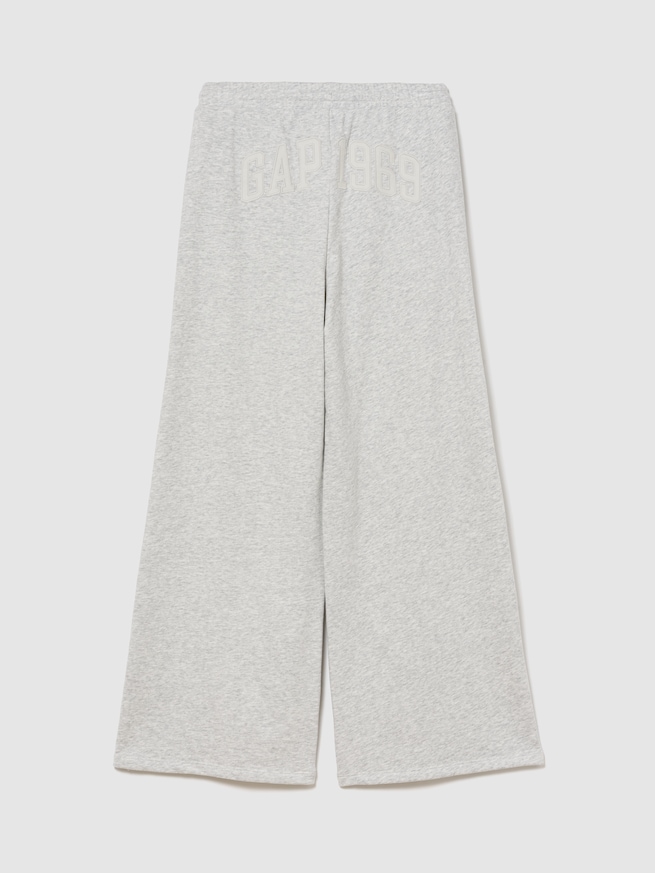 ヴィンテージソフト フレンチテリー ワイド スウェットパンツ (キッズ)-0