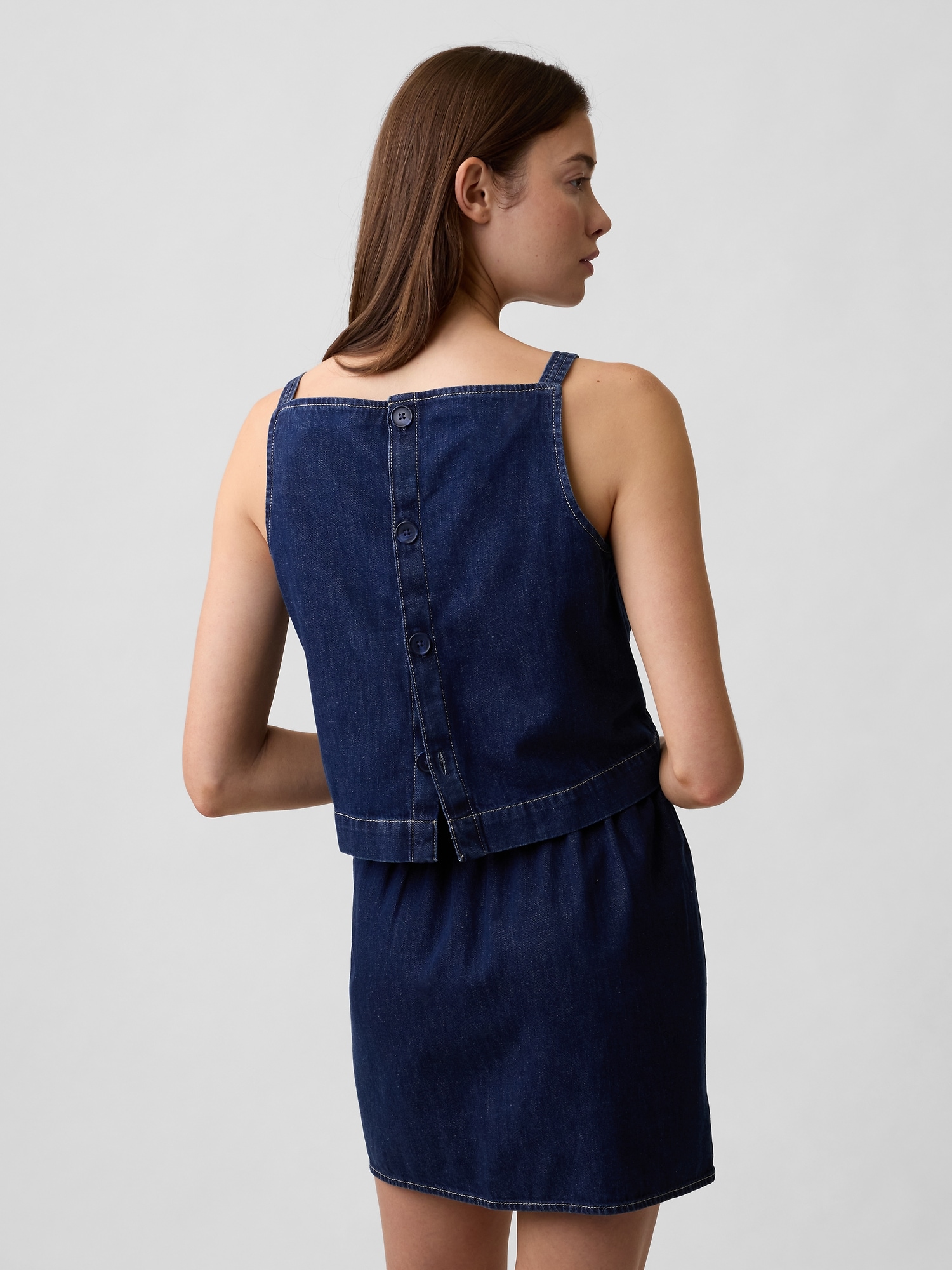 トップス Richmond denim tanktop JC DISTRO Mens Basic Elong Longline Drop Cut Scallop-Tail Tank Top