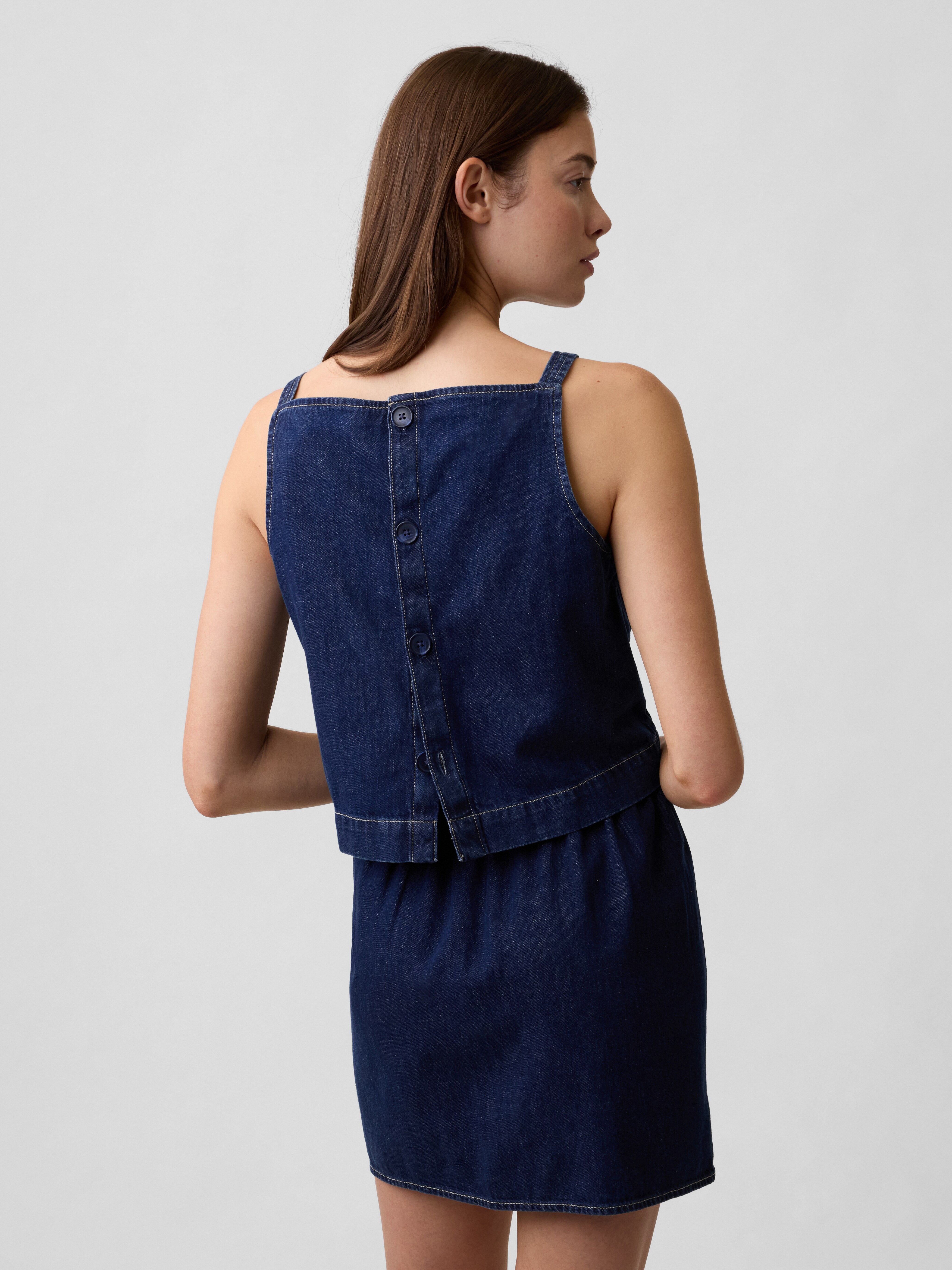 Denim Shell Tank Top | Gap Factory