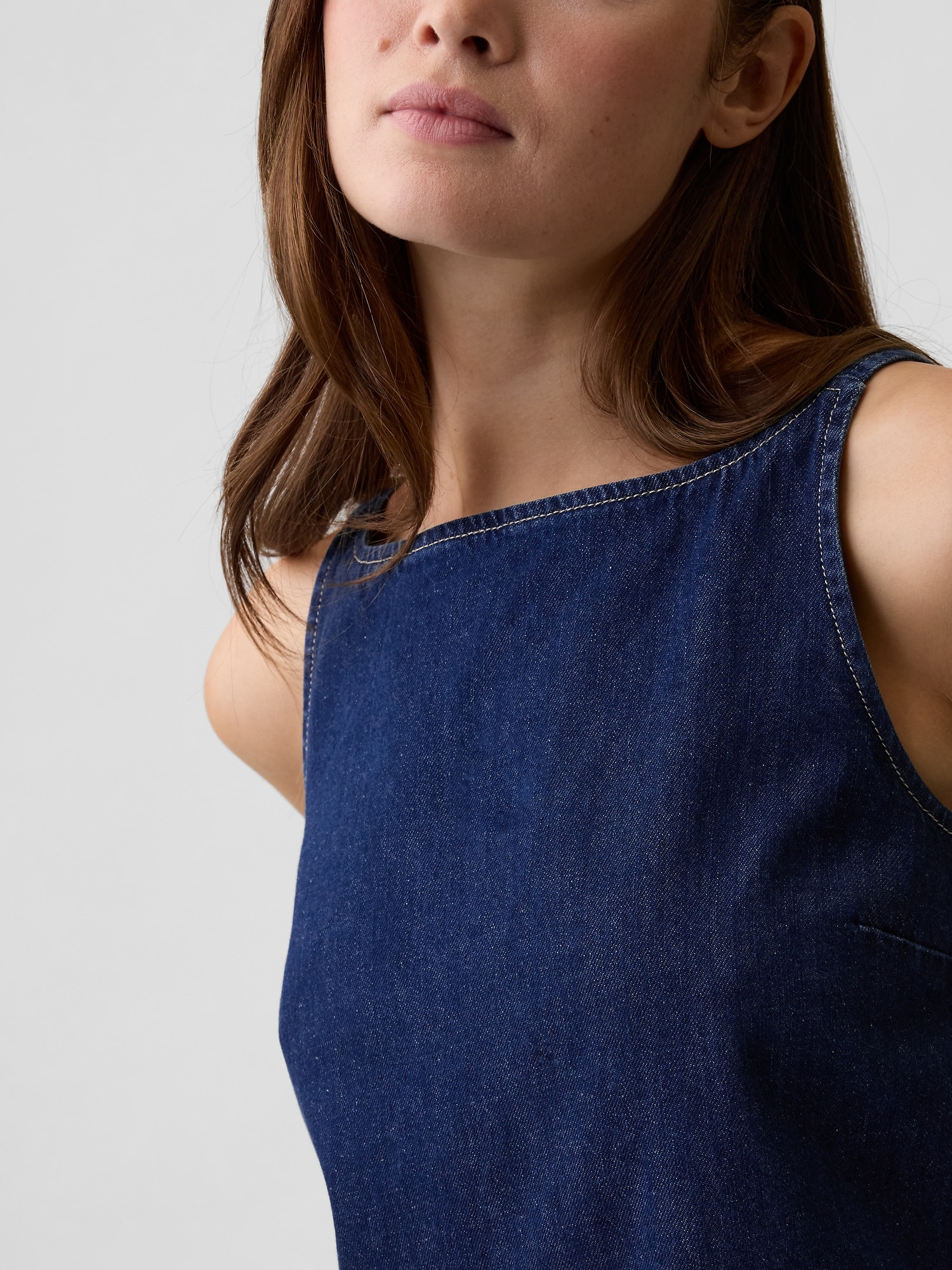 Denim Shell Tank Top | Gap Factory
