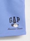 GapKids &times; ディズニー ミッキーマウス リラックスフィット GAPロゴ プルオンショートパンツ-4