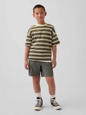 リラックスフィット プルオン ハイブリッド カーゴショートパンツ (キッズ)