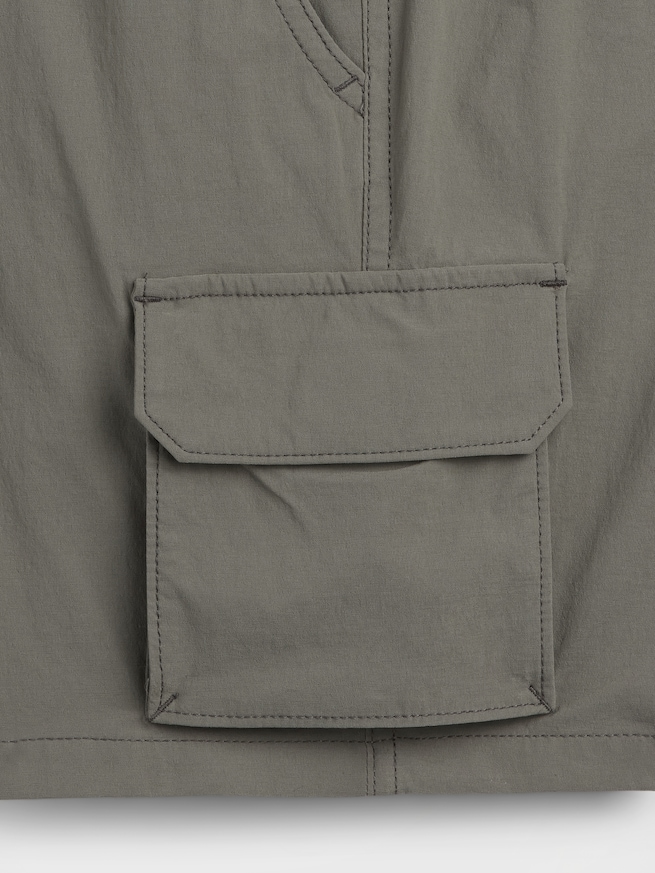 リラックスフィット プルオン ハイブリッド カーゴショートパンツ (キッズ)-4