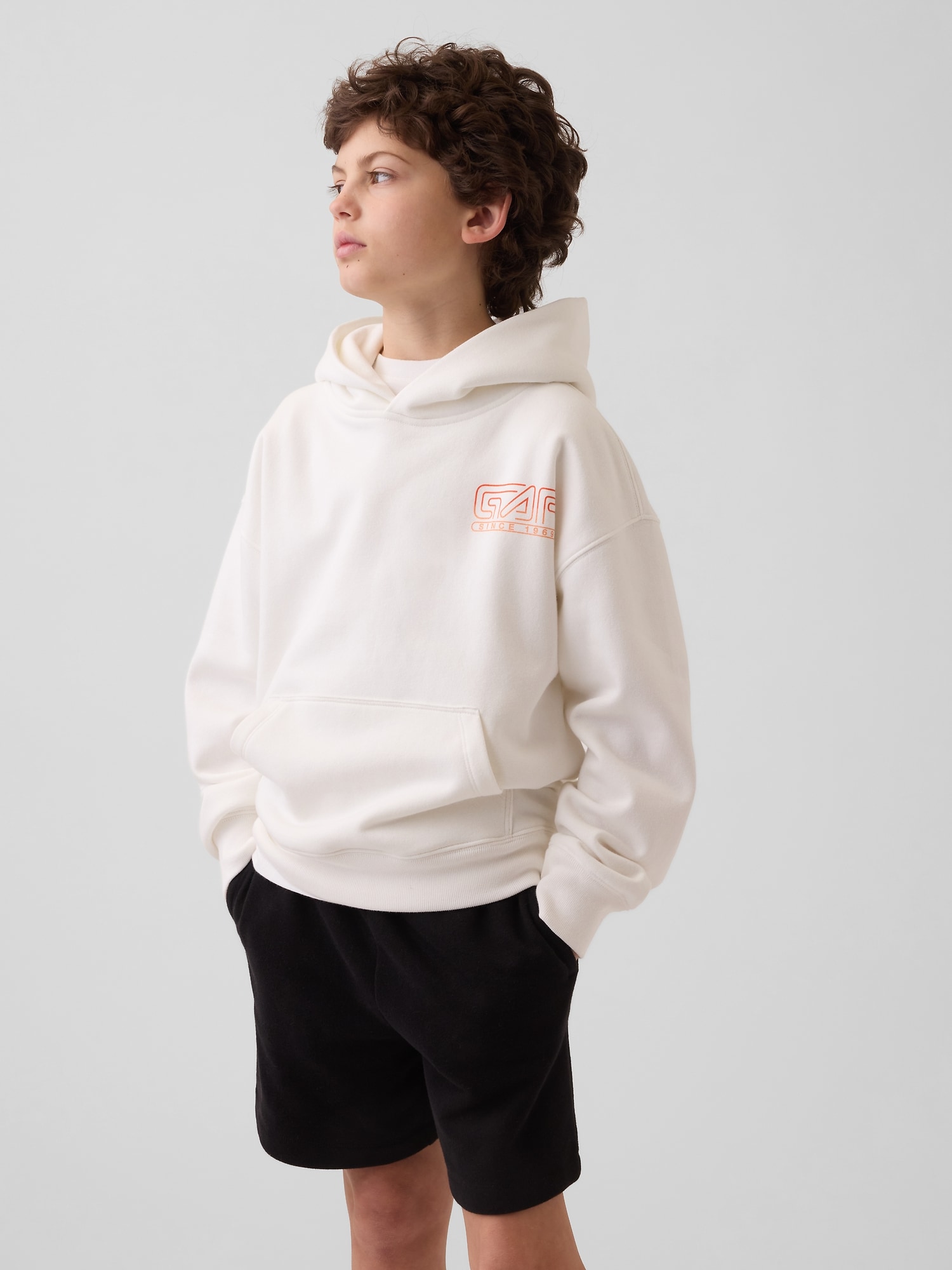 Kids VintageSoft Relaxed Graphic Hoodie