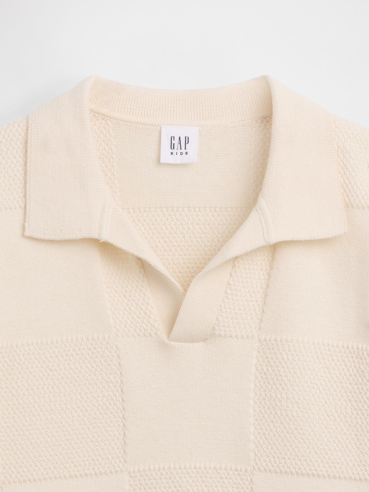 ジョニーカラー ブロックチェック セーター (キッズ)-3