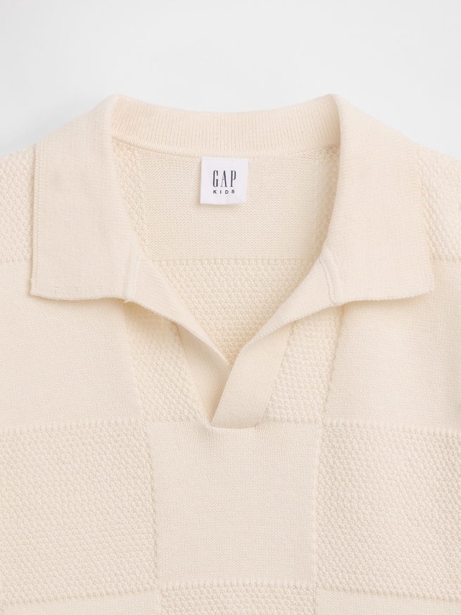 ジョニーカラー ブロックチェック セーター (キッズ)-3