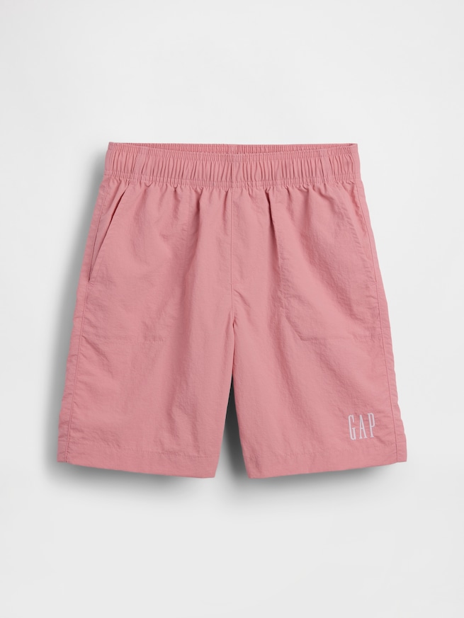 リサイクル100% リラックスフィット ナイロン プルオンショートパンツ (キッズ)-1