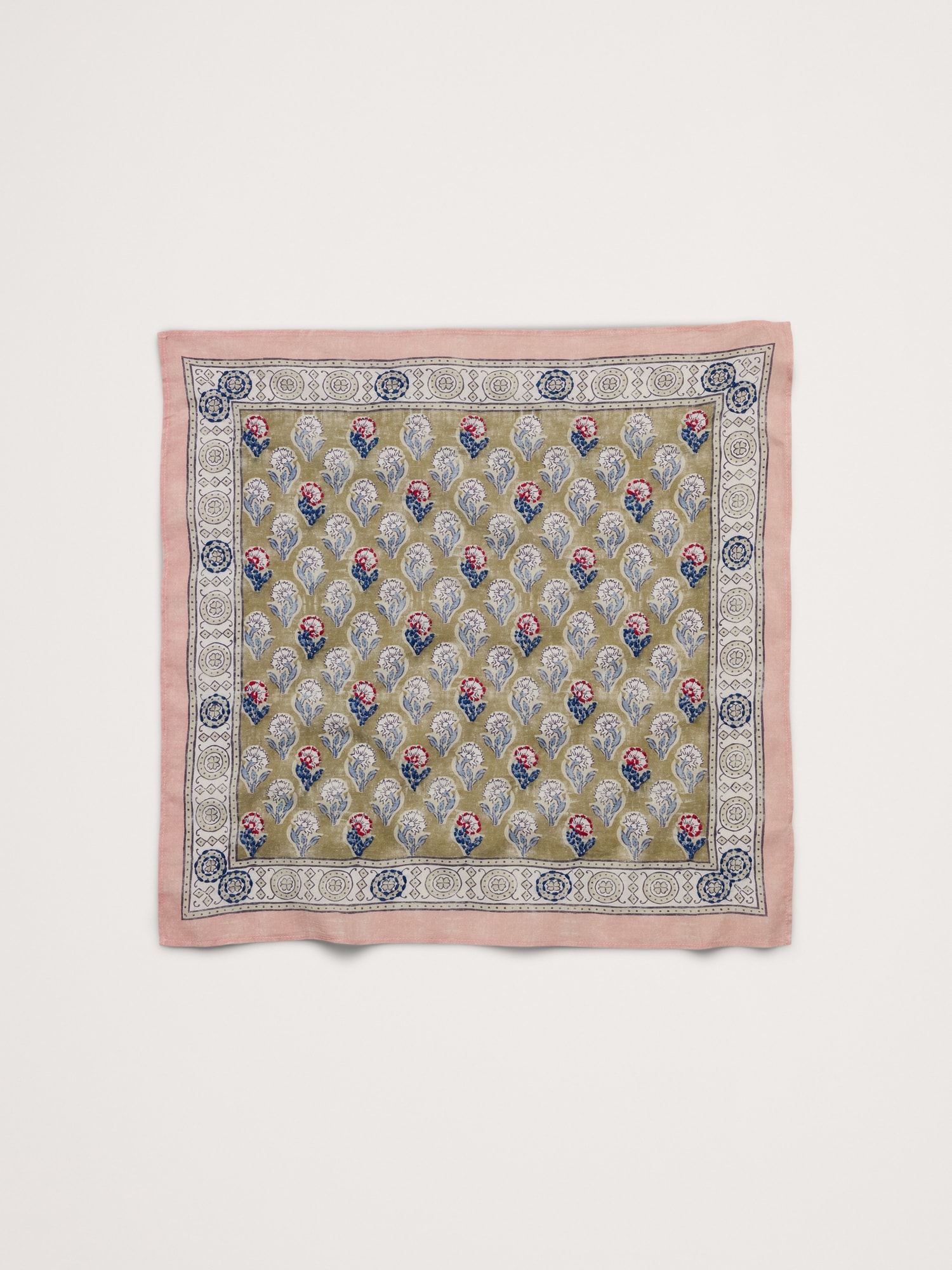 Embroidered Cotton Scarf by Vismaya