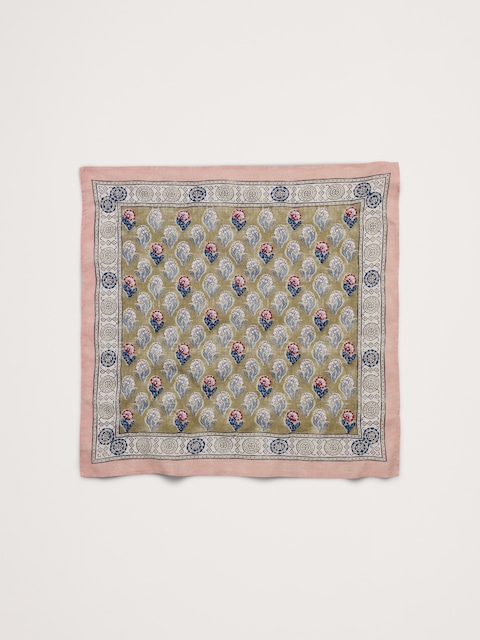 Embroidered Cotton Scarf by Vismaya