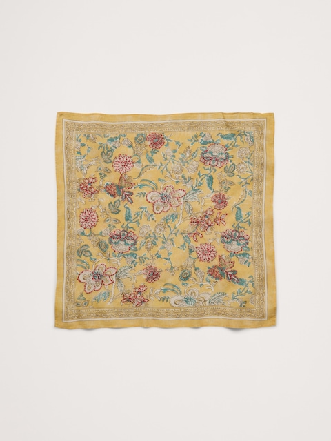 Embroidered Cotton Scarf by Vismaya