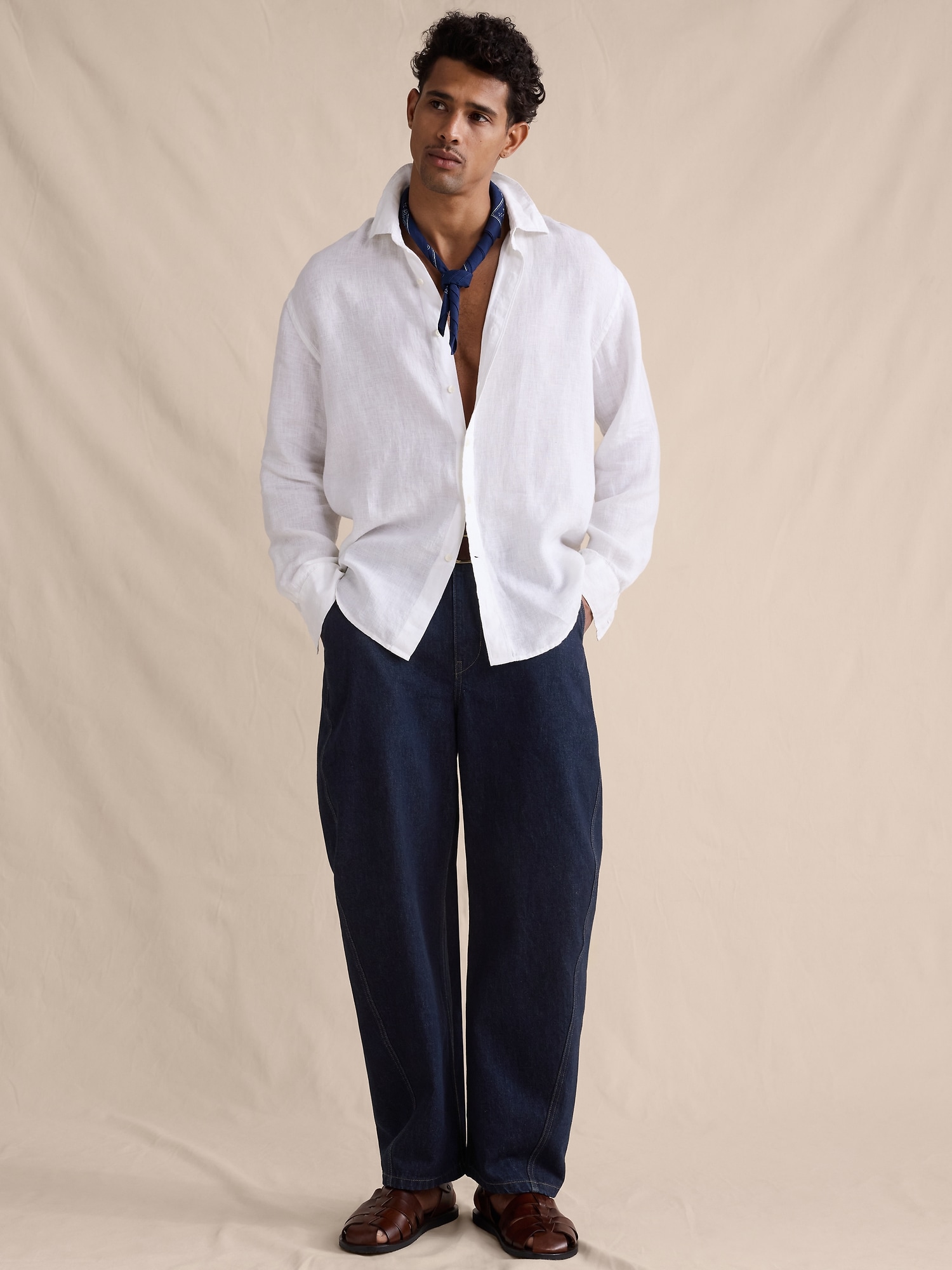 Loose Twisted Seam Jean