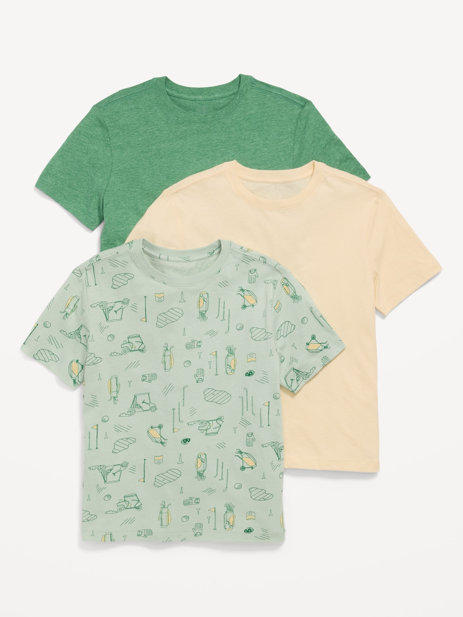 Softest Short-Sleeve T-Shirt 3-Pack for Boys