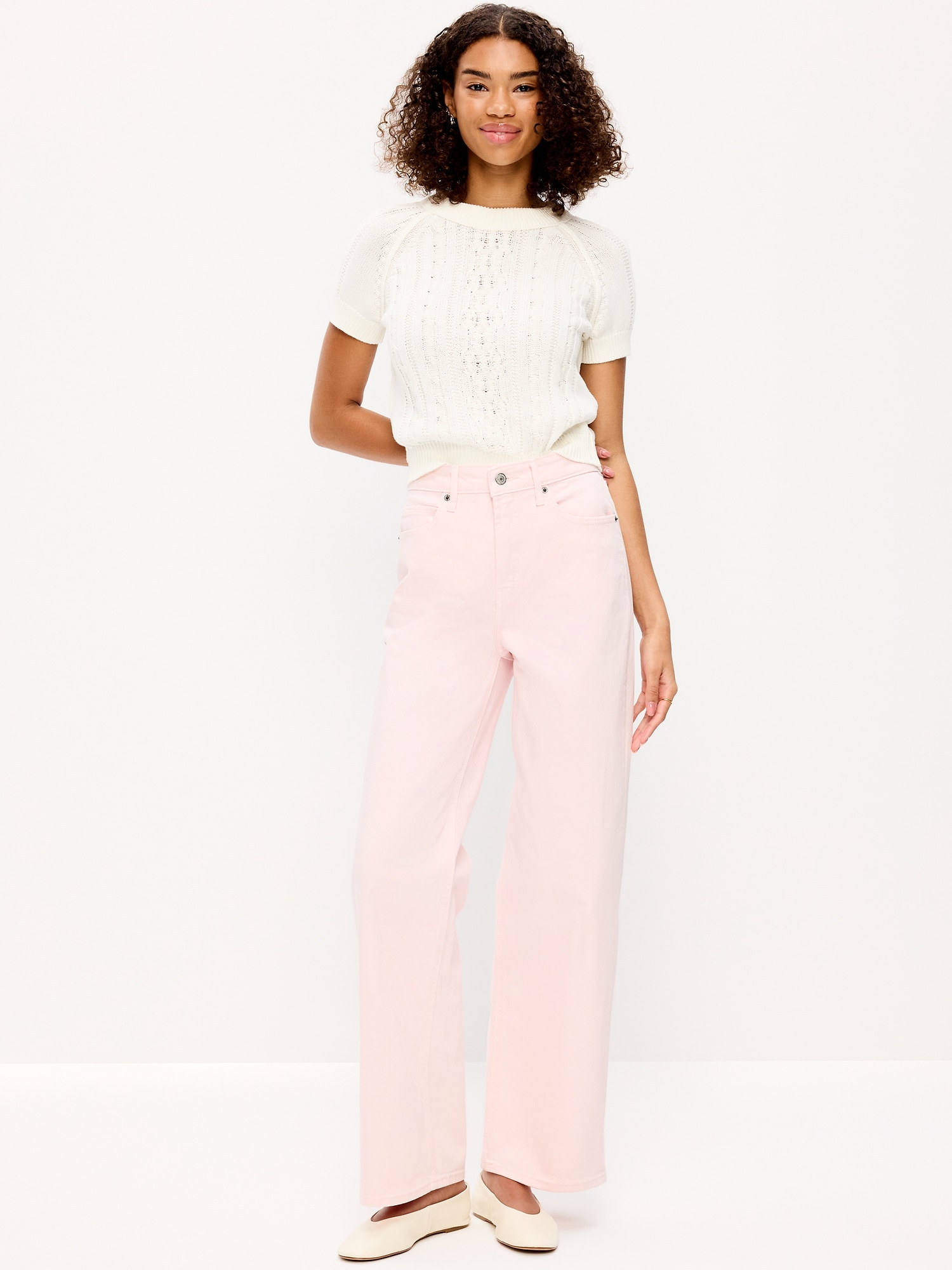 Extra High-Waisted Wide-Leg Jeans
