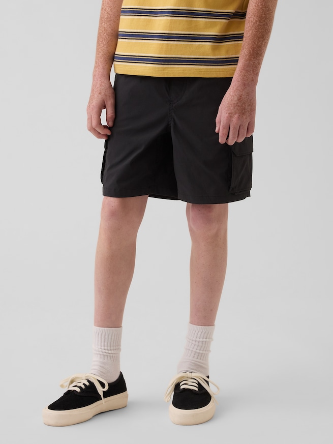 リラックスフィット プルオン ハイブリッド カーゴショートパンツ (キッズ)-2