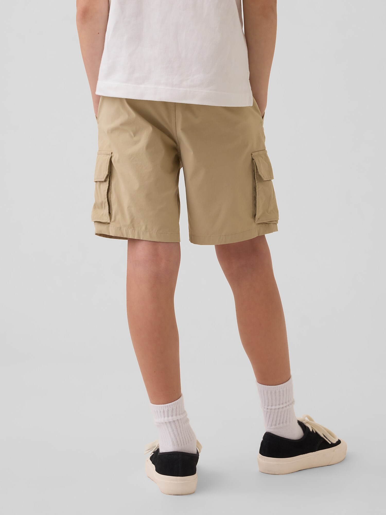 リラックスフィット プルオン ハイブリッド カーゴショートパンツ (キッズ)-3