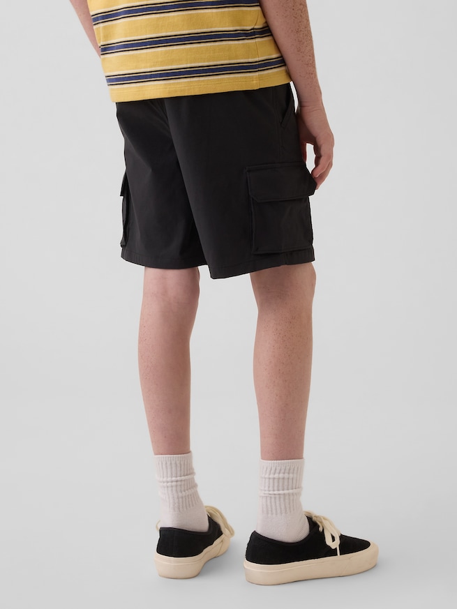 リラックスフィット プルオン ハイブリッド カーゴショートパンツ (キッズ)-3