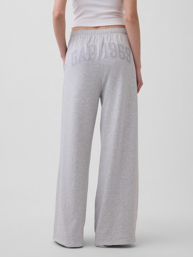 フレンチテリー GAP1969ロゴ バギースウェットパンツ-0