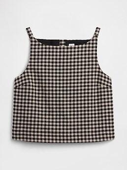 Linen-Blend Apron Top | Gap Factory