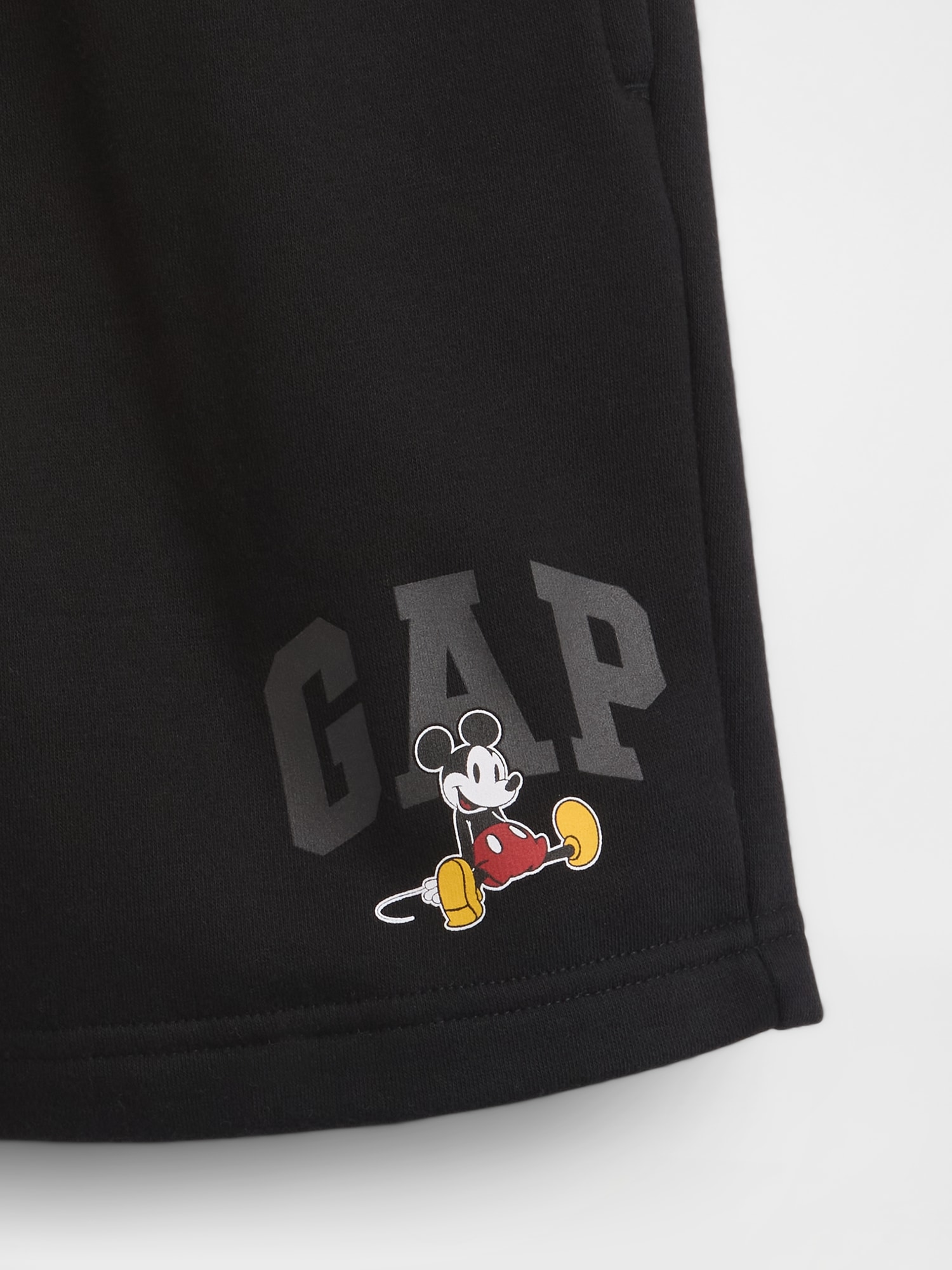 GapKids &times; ディズニー ミッキーマウス リラックスフィット GAPロゴ プルオンショートパンツ-4