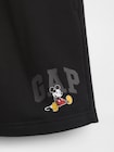 GapKids &times; ディズニー ミッキーマウス リラックスフィット GAPロゴ プルオンショートパンツ-4