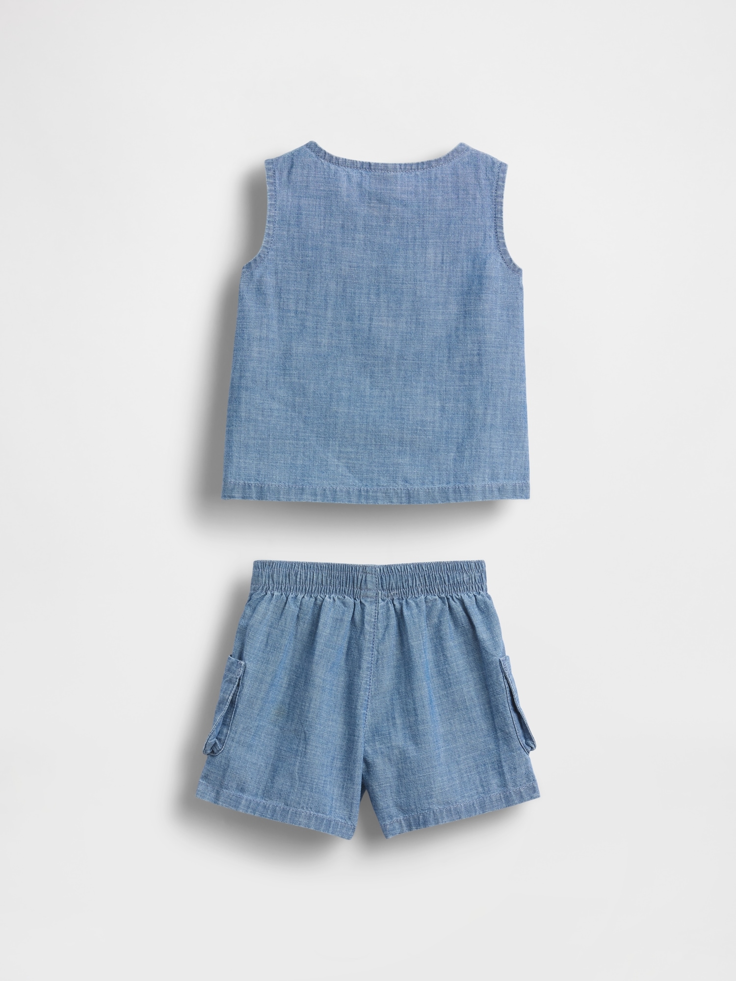 Baby Pocket Denim Outfit Set
