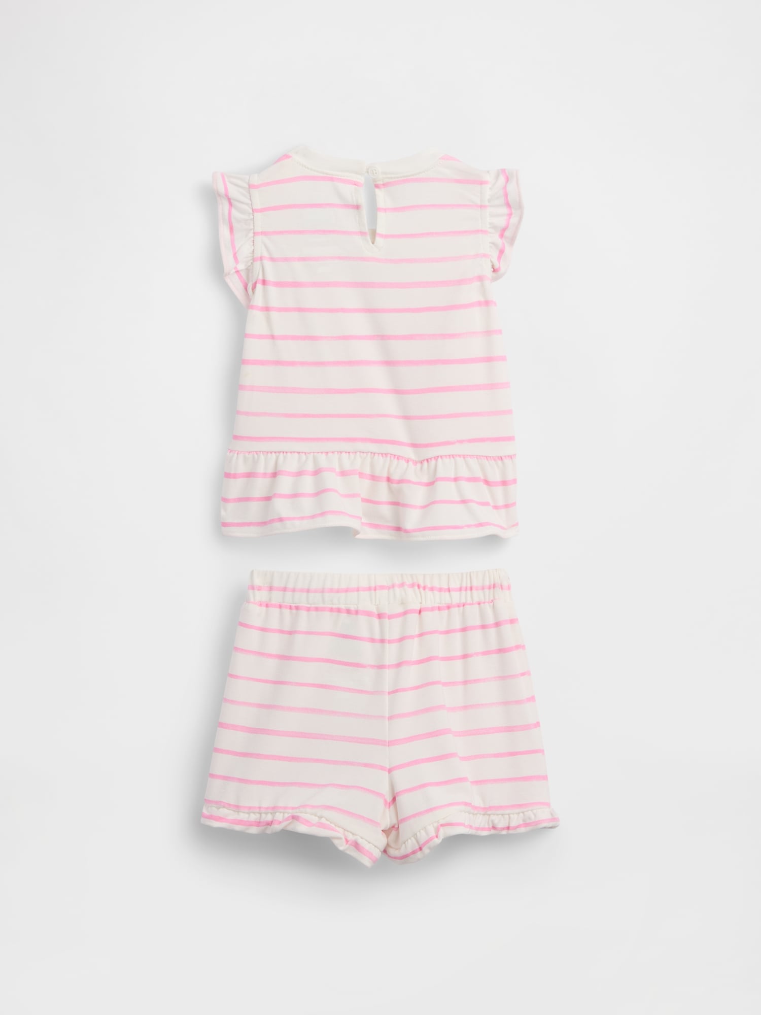 ストロベリー ラッフルフリル コーデセット (ベビー)-1