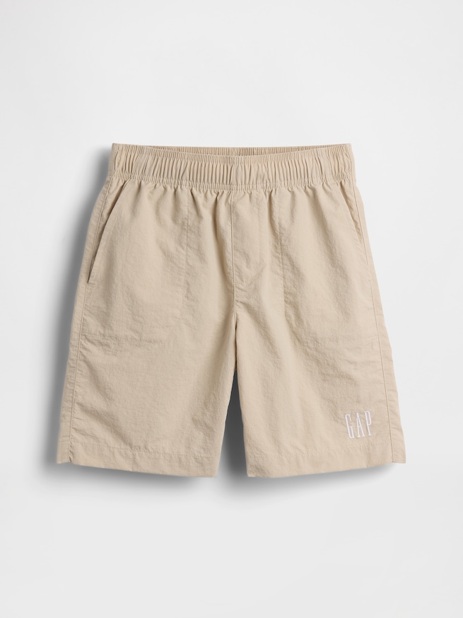 リサイクル100% リラックスフィット ナイロン プルオンショートパンツ (キッズ)-1