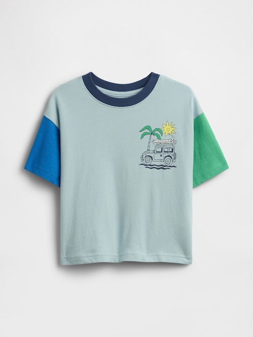 オーバーサイズ グラフィックTシャツ (幼児・ベビー)