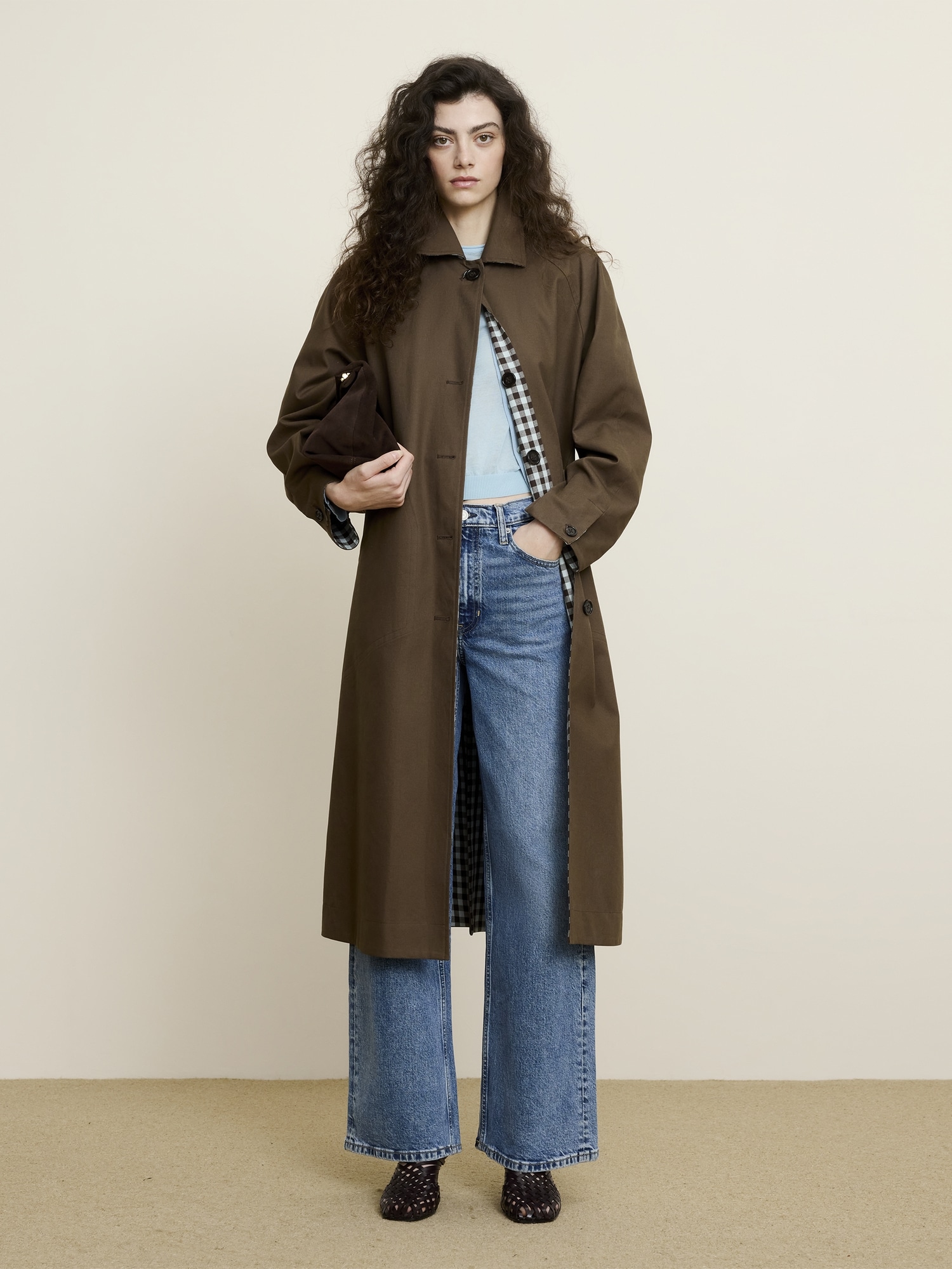 リバーシブル コットン カーコート-5