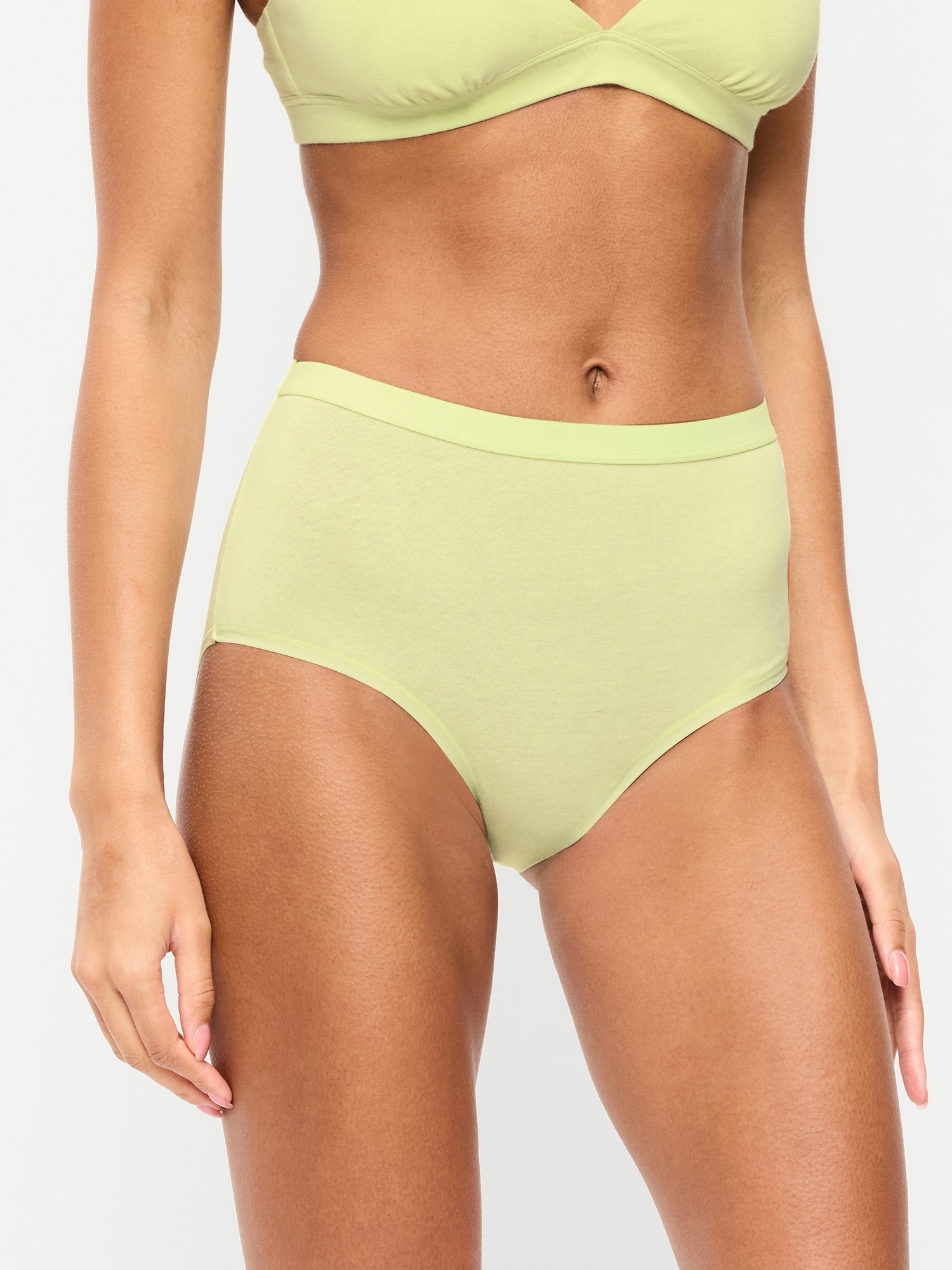 High-Waisted Everyday Brief Cotton Underwear