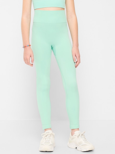 LEGGING PERFORMANCE POWERSOFT AJUSTÉ SANS COUTURES À TAILLE HAUTE LONGUEUR 7/8 POUR FILLE