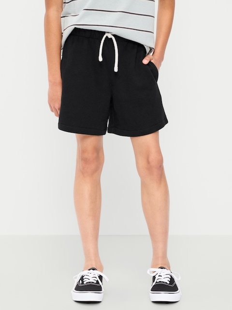 Above Knee Fleece Jogger Shorts for Boys