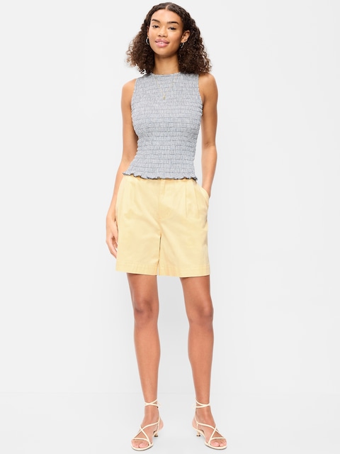 High-Waisted OGC Chino Shorts -- 4-inch inseam