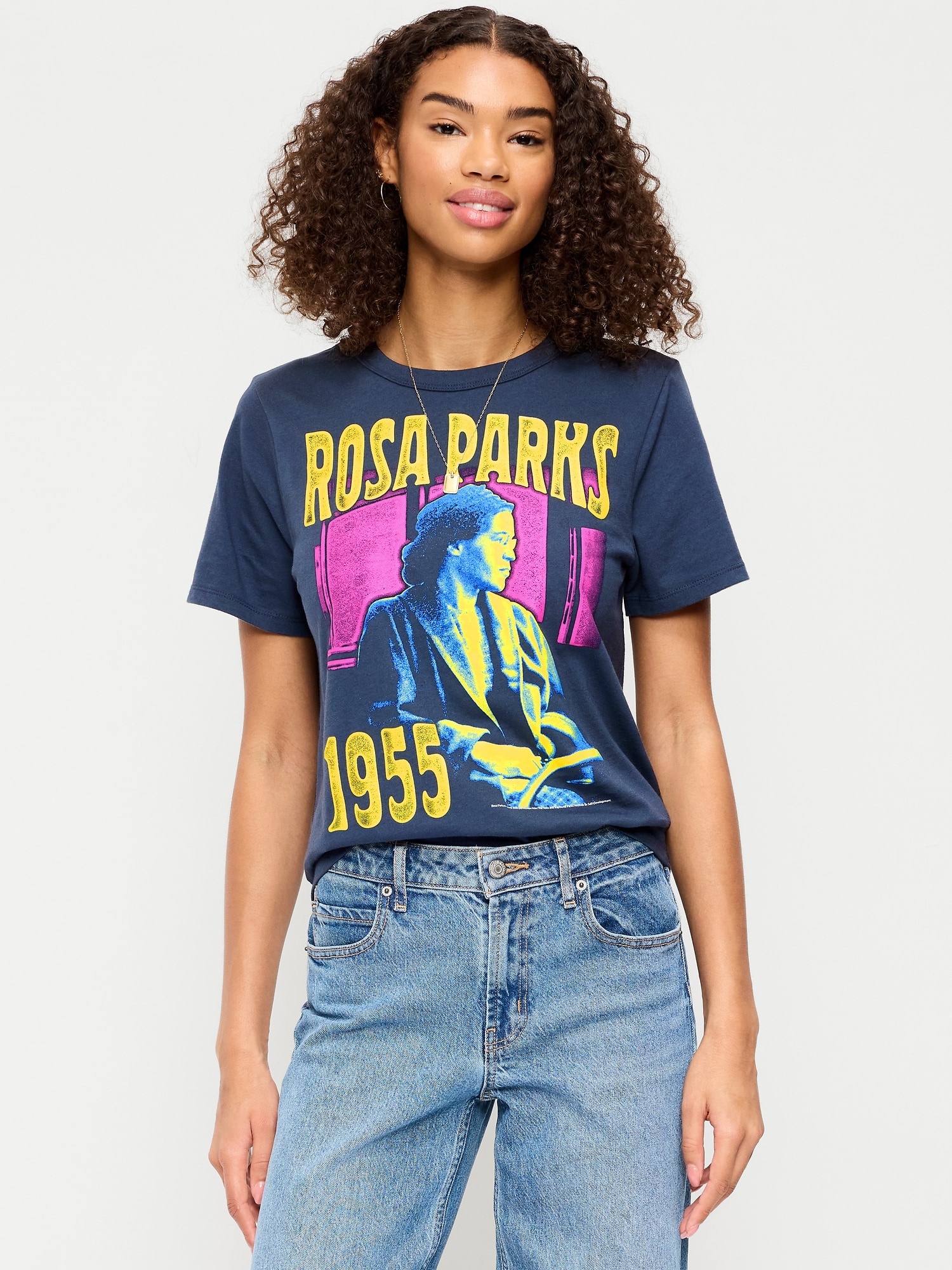 T-SHIRT PASSE-PARTOUT RAS DU COU À LOGO IMPRIMÉ