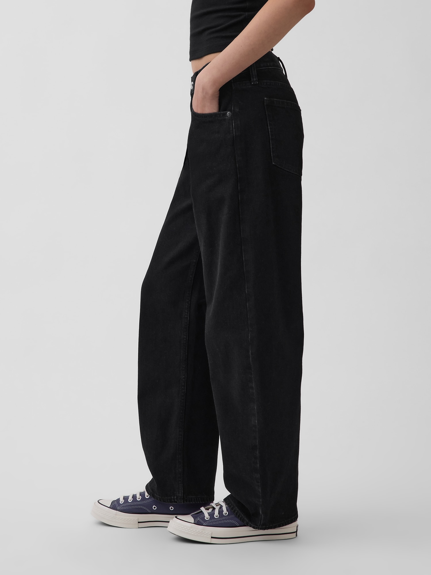 ローライズ バレルデニム-2