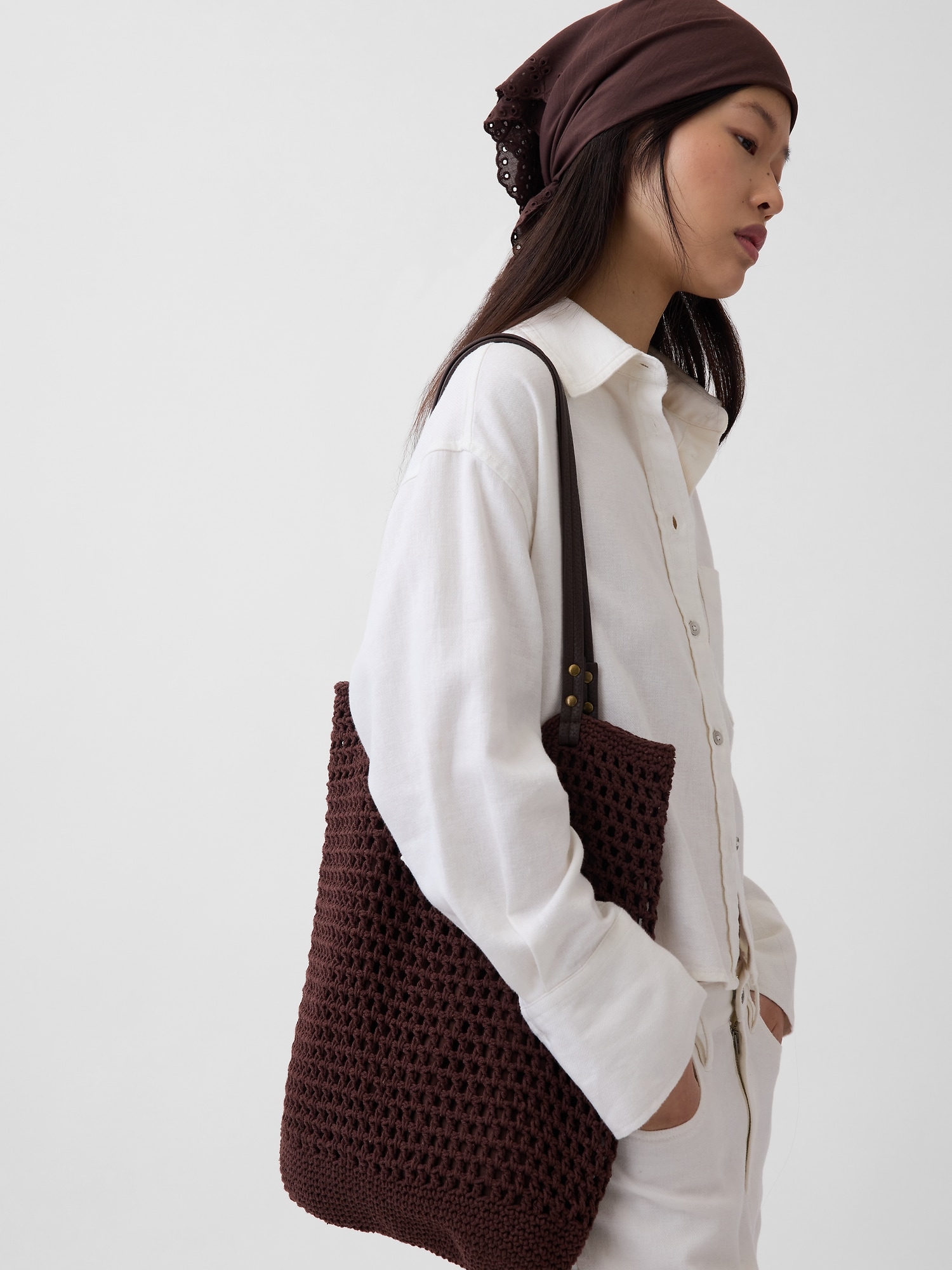 クロシェ トートバッグ-1